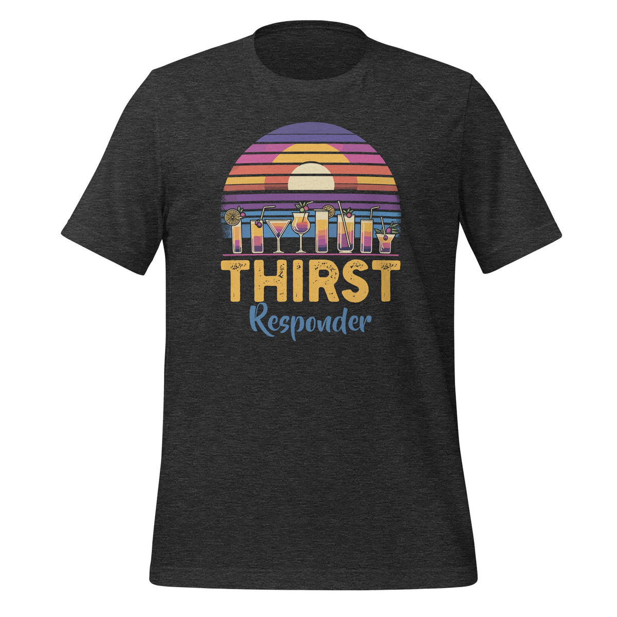 Thirst A Responder Funny Bartender Barista Drinking Unisex product image 5