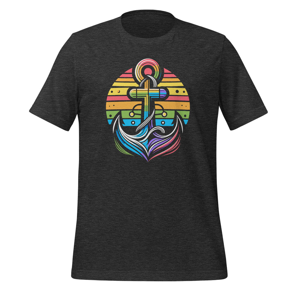 Rainbow Color Boat Anchor LGBTQ Gay Pride Support Captain product image 5
