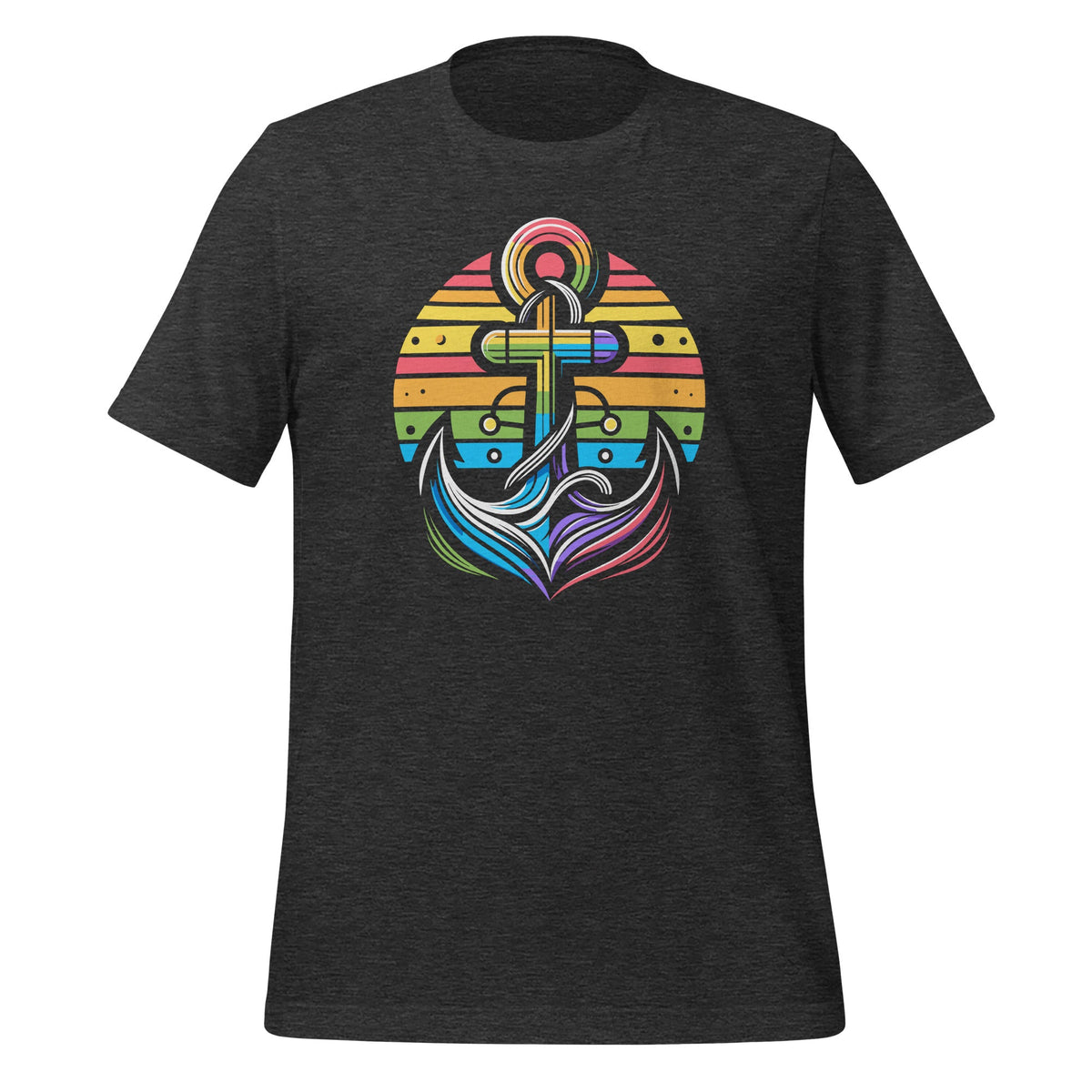 Rainbow Color Boat Anchor LGBTQ Gay Pride Support Captain product image 5
