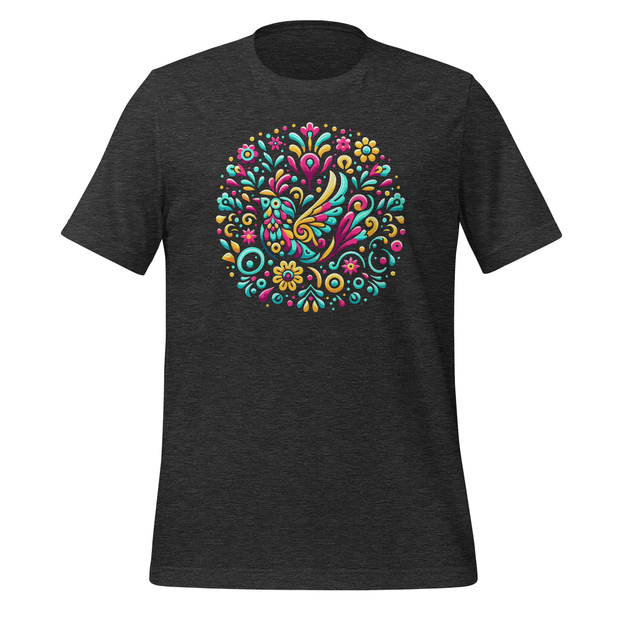 Floral Bird Otomi Mexican Embroidery Style Mexicano Unisex product image 5