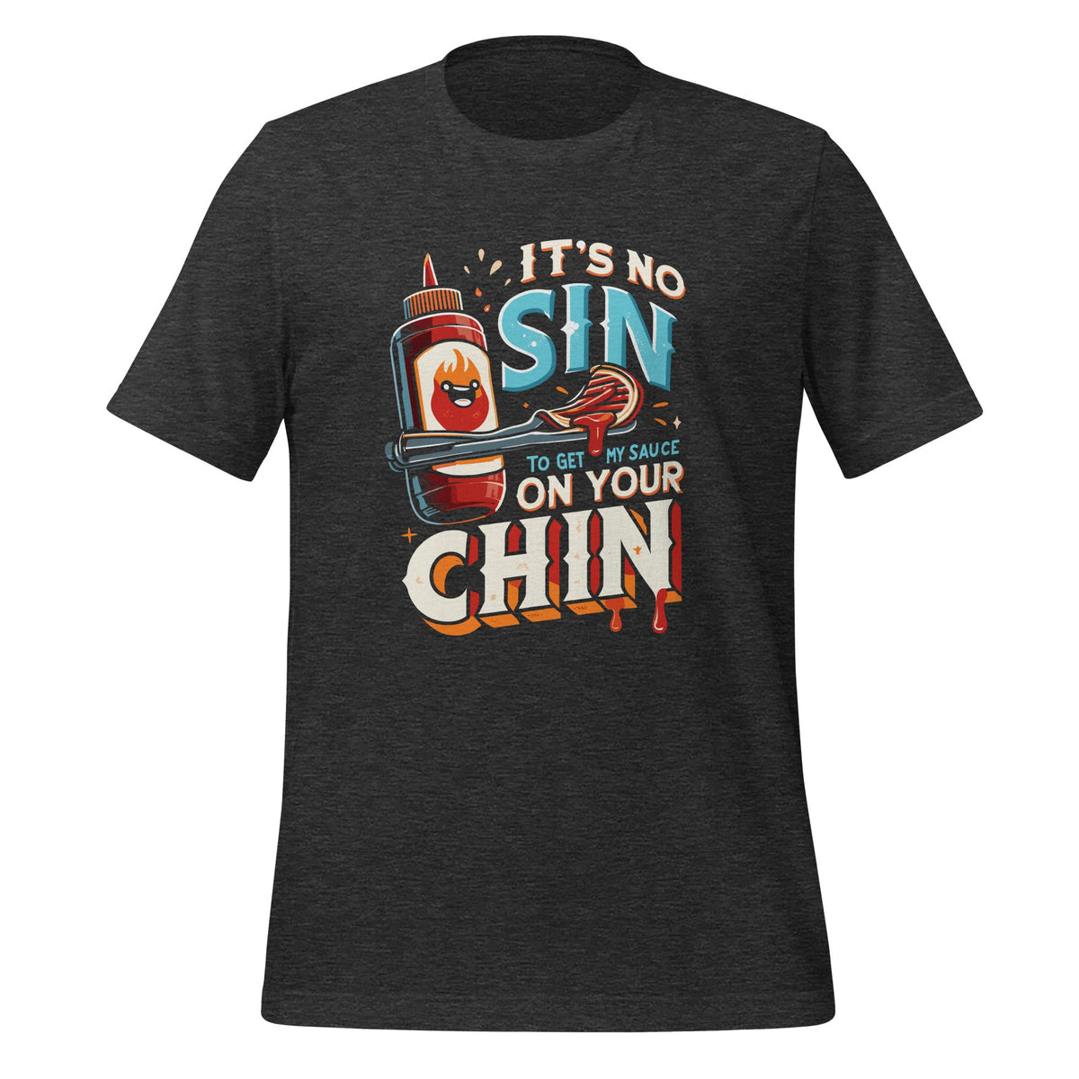 It's No Sin To Get My Sauce Funny BBQ Grill Barbecue Month product image 5