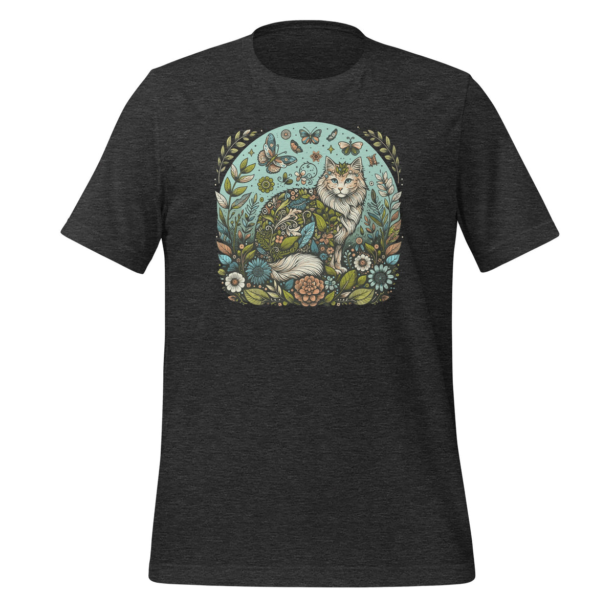 Cottagecore Cat Aesthetic Garden Nature Lover Unisex T-Shirt product image 5