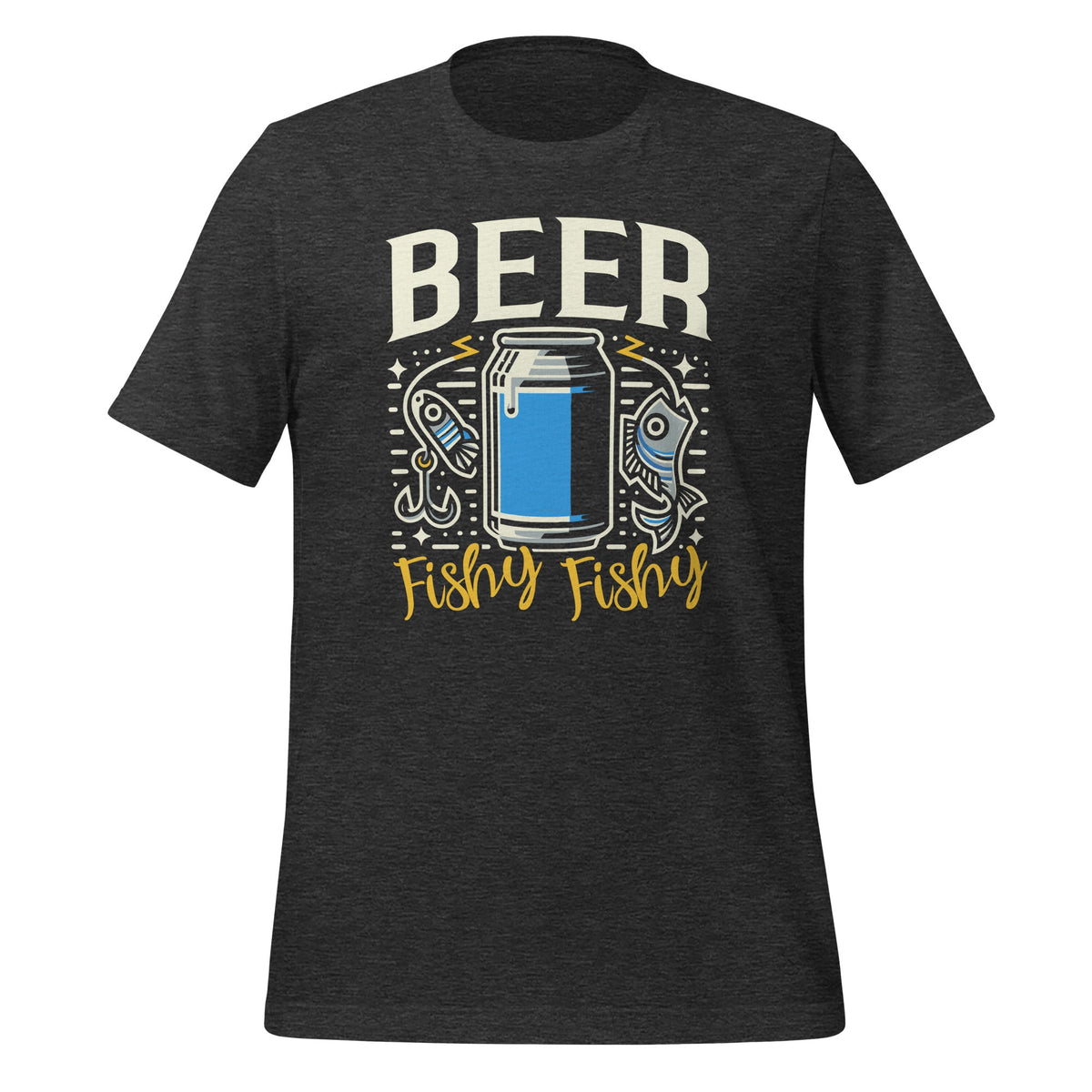 Beer Fishy Funny Fishing Fisherman Retro Unisex T-Shirt product image 5