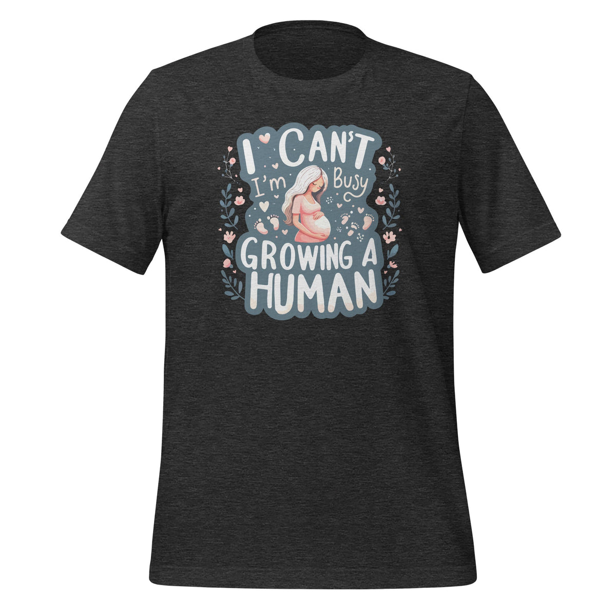 I Can't I'm Busy Growing A Human Mom Pregnancy Announcement product image 5
