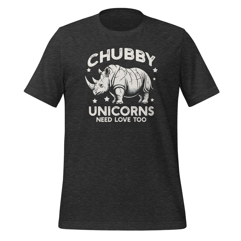 Chubby Unicorns Need Love Too Funny Rhinoceros Unisex product image 5