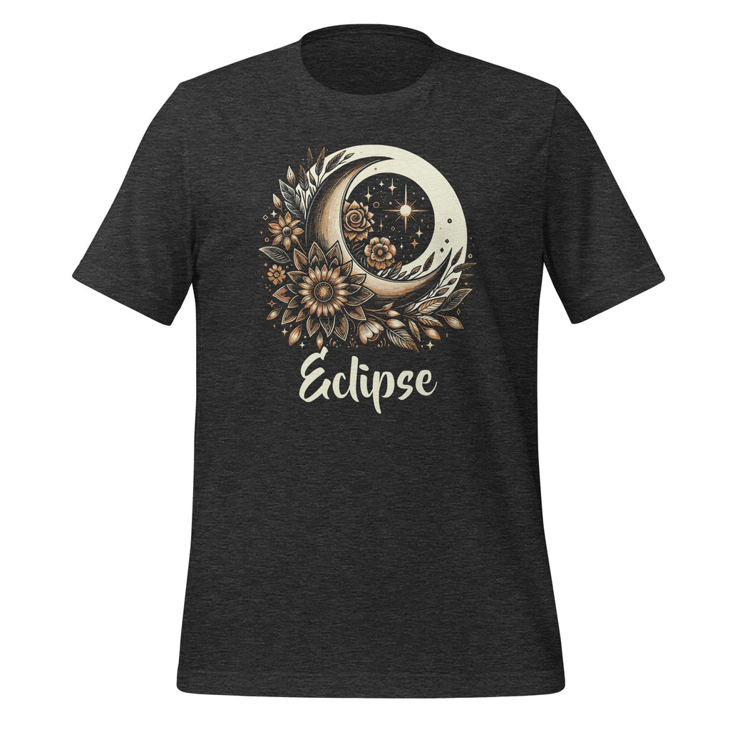 Solar Eclipse With Floral Flowers Space Graphic Art Unisex product image 5