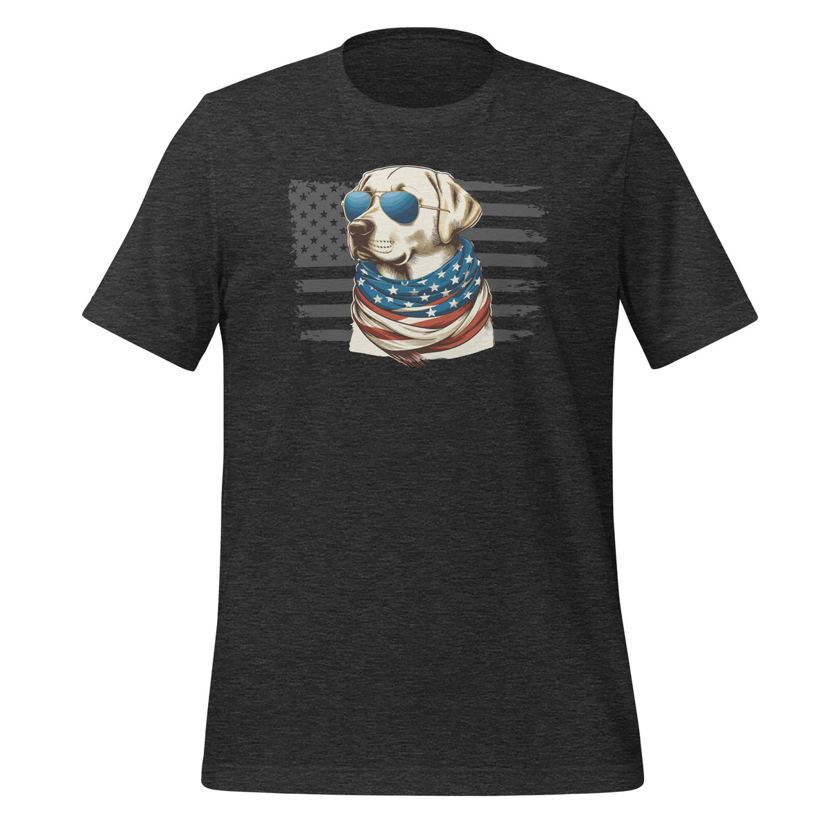 American Flag Yellow Lab Labrador 4th Of July USA Unisex product image 5