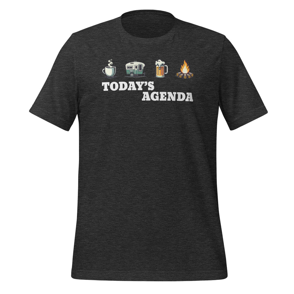 Today's Agenda Camping Coffee Pop Up Camper Beer Campfire product image 5