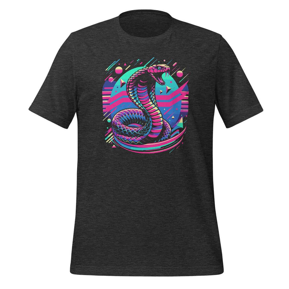 Colorful Cobra Vaporwave Style Vivid Reptile Venom Snake product image 5