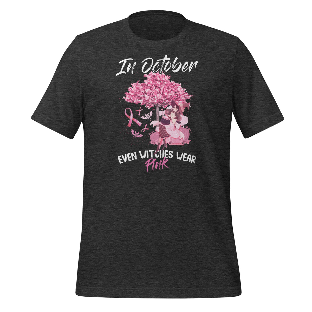In October Even Witches Wear Pink - Breast Cancer Awareness product image 5