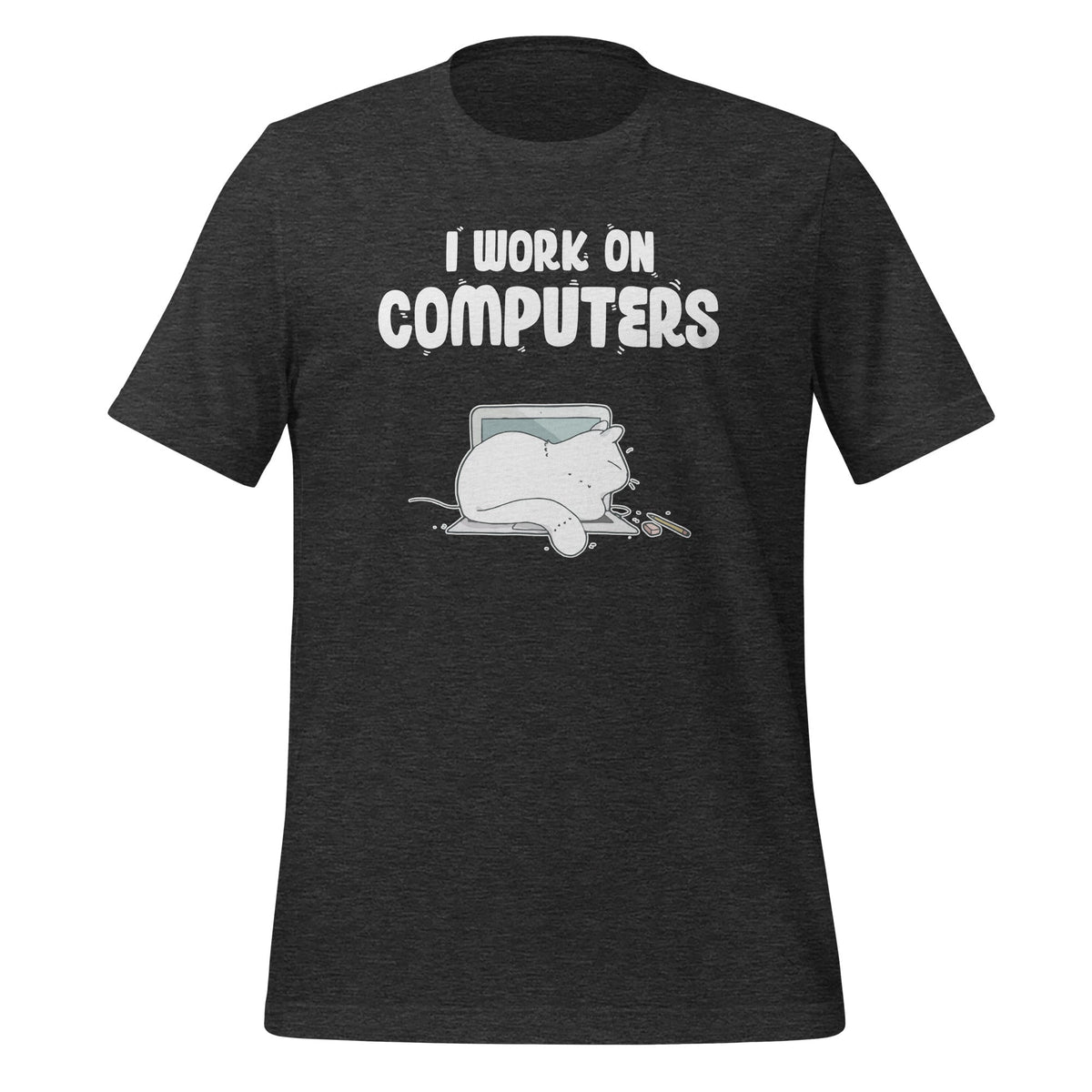 I Work On Computers - Cute Cat Information Technology product image 5