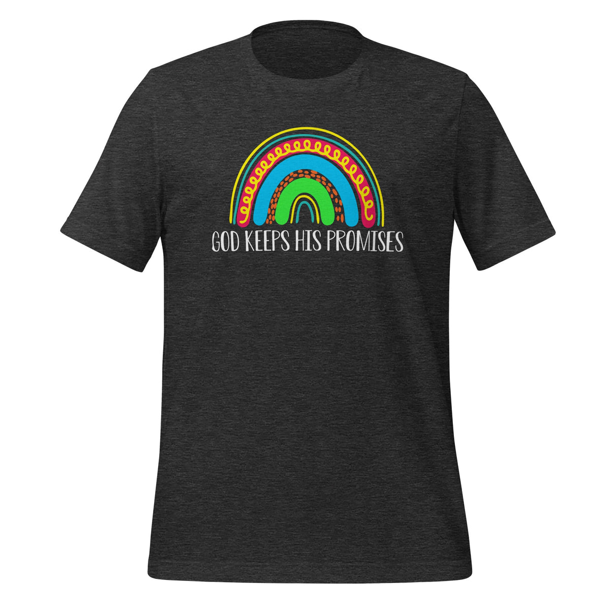 God Keeps His Promises - Christian Rainbow Religion Saying product image 4