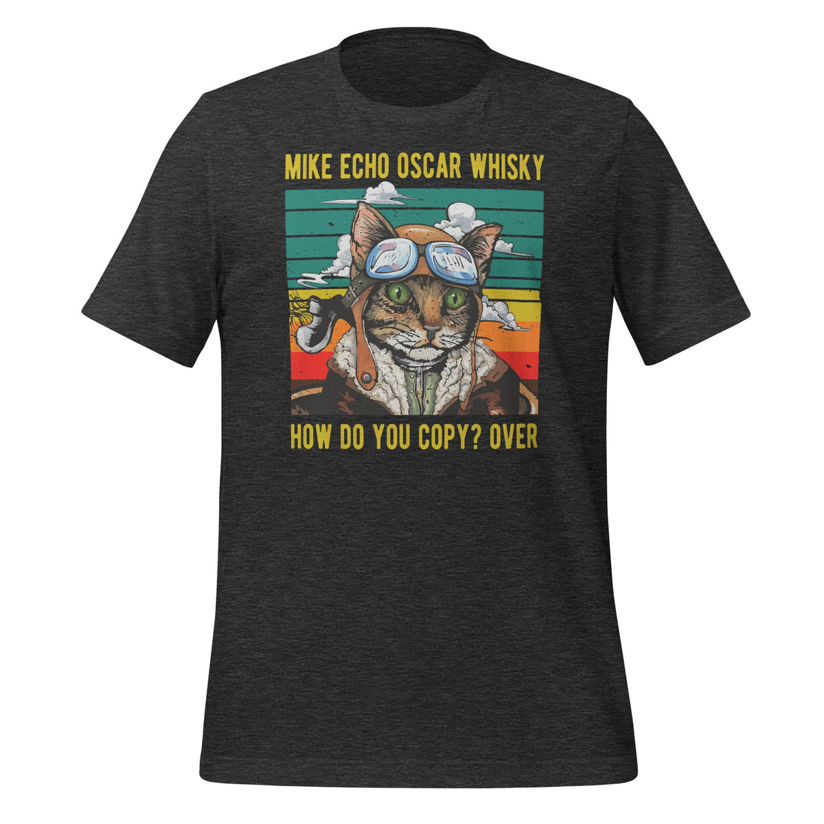 Mike Echo Oscar Whisky Cat - Funny Pun Pilot Vintage product image 5