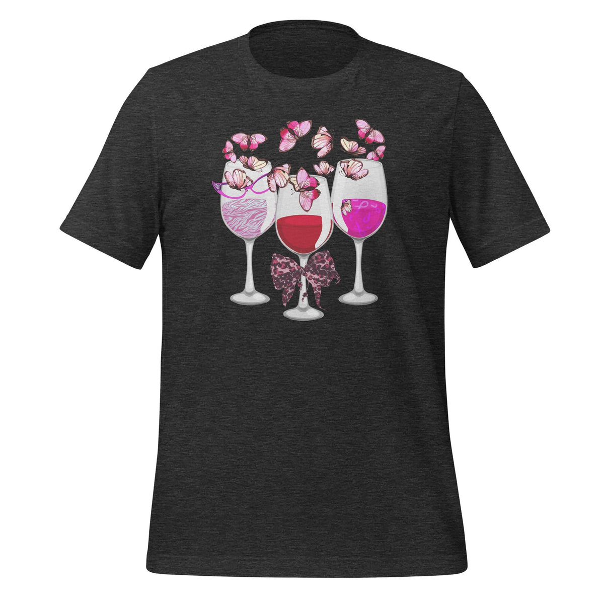 Wine Glass Butterfly Pink Ribbon - Breast Cancer Awareness product image 5