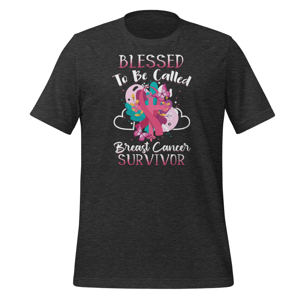 Blessed To Be Called Breast Cancer Survivor Pink Butterfly product image 4