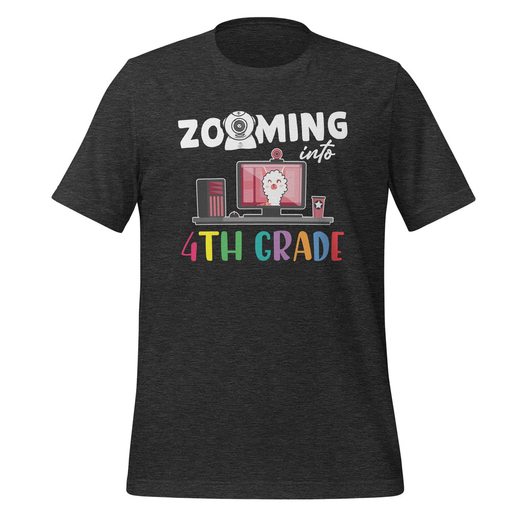 Zooming Into 4th Grade - Back To School Llama Lover product image 5
