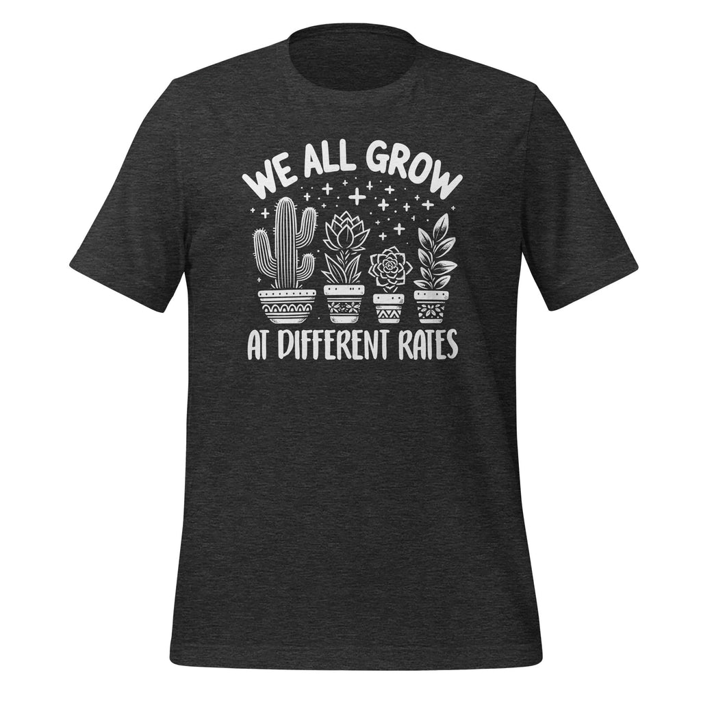 We All Grow At Different Rates Cactus School Teacher Unisex product image 5