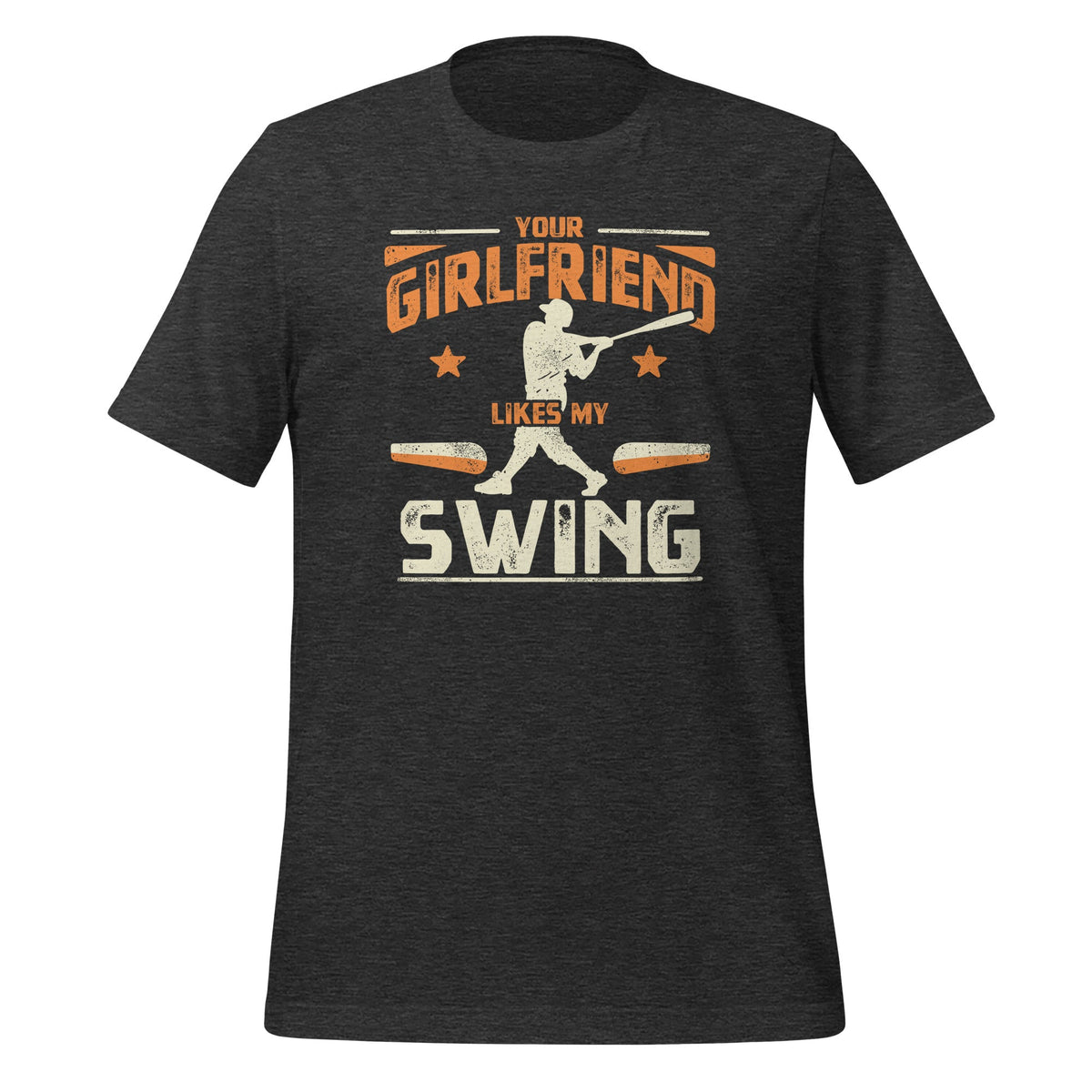 Your Girlfriend Likes My Swing Baseball Lover Funny Vintage product image 5