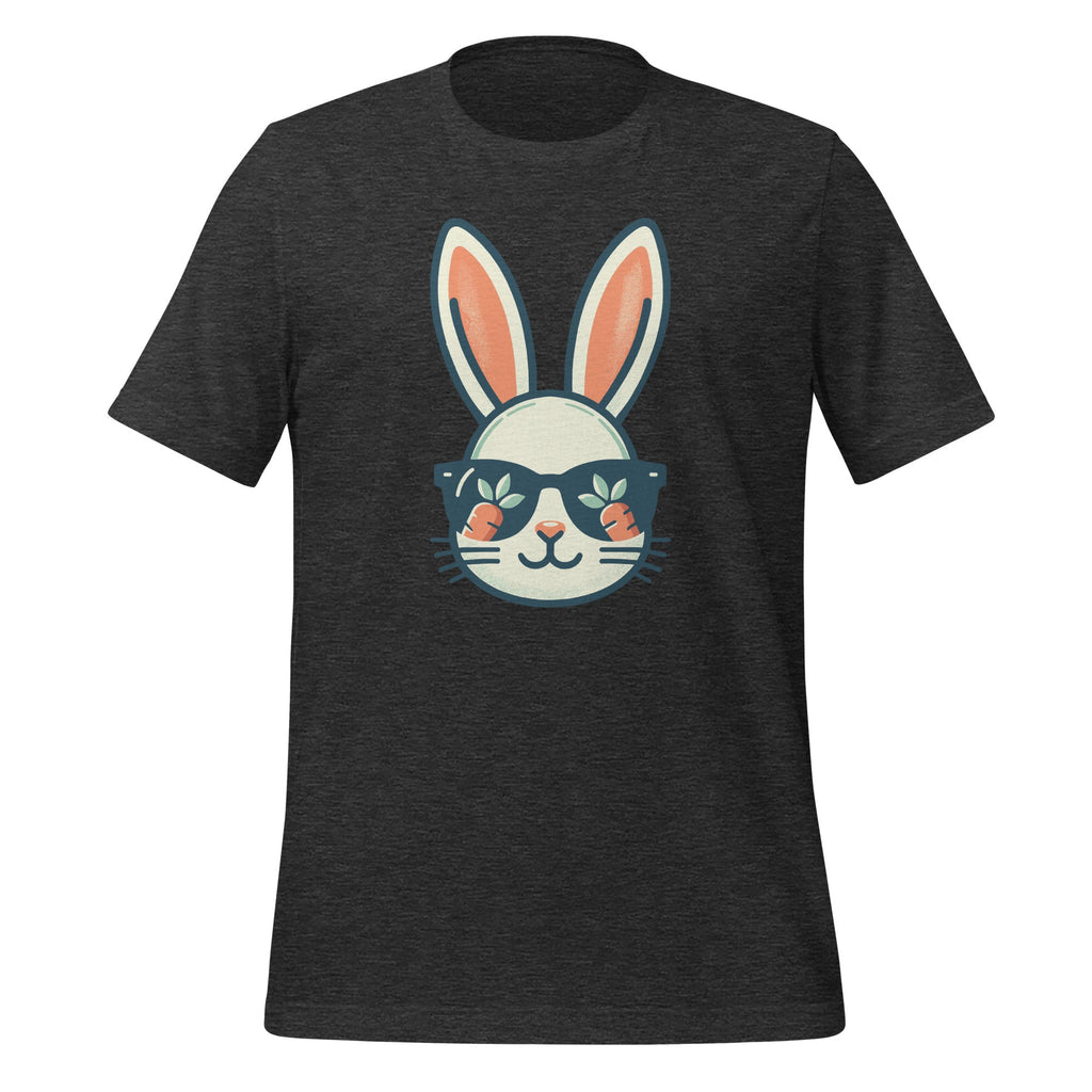 Bunny Face Easter Day Sunglasses Carrot Unisex T-Shirt product image 5