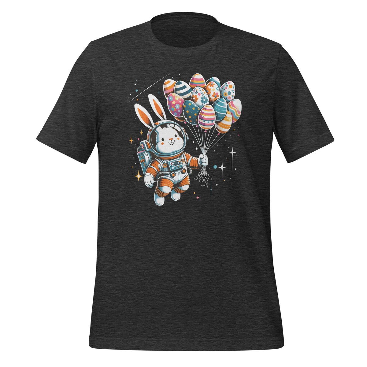Happy Easter Day Bunny Egg Astronaut Space Unisex T-Shirt product image 5