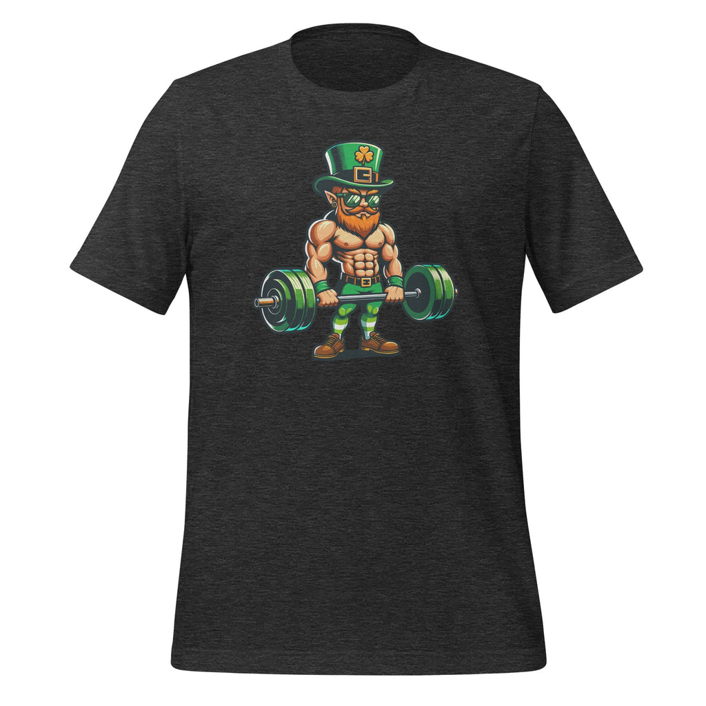 Leprechaun St Patricks Day Weightlifting Deadlift Unisex product image 5