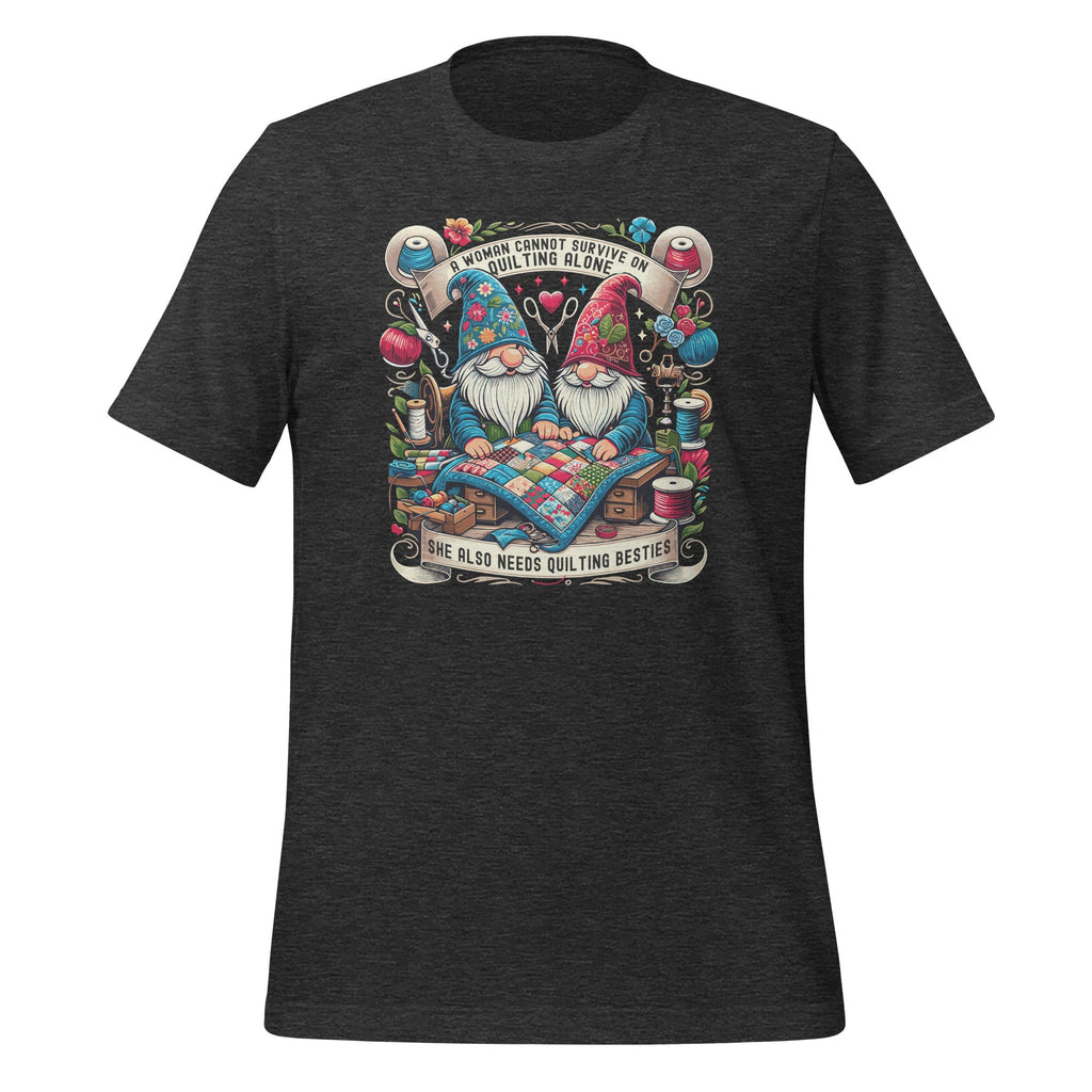 A Woman Cannot Survive On Quilting Alone Gnomes Besties product image 5