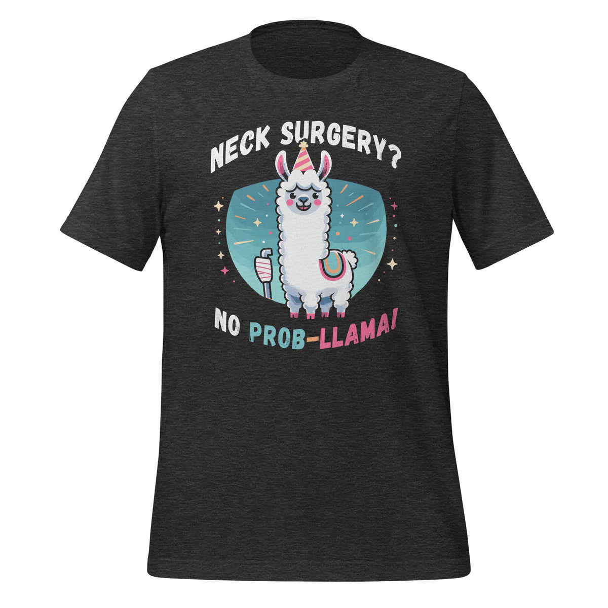 No Prob-Llama Neck Surgery Survivor Funny Recovery Unisex product image 5