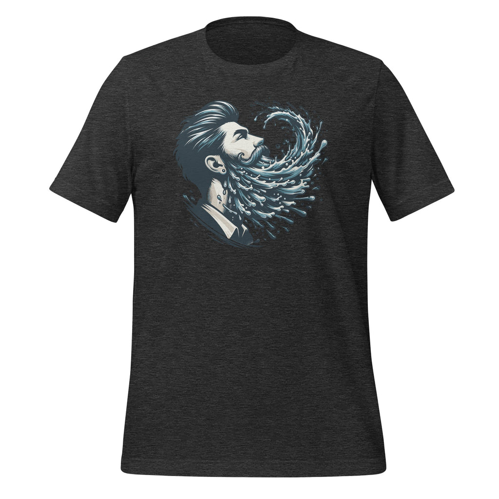 I Grow A Beard And I Know Things Funny Flip Unisex T-Shirt product image 5