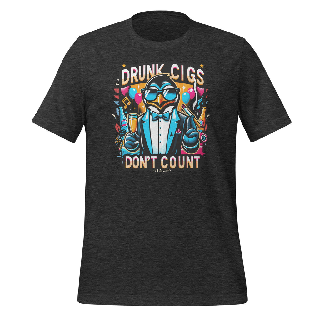 Drunk Cigs Don't Count Funny Cigarette Humor Smoking Saying product image 5