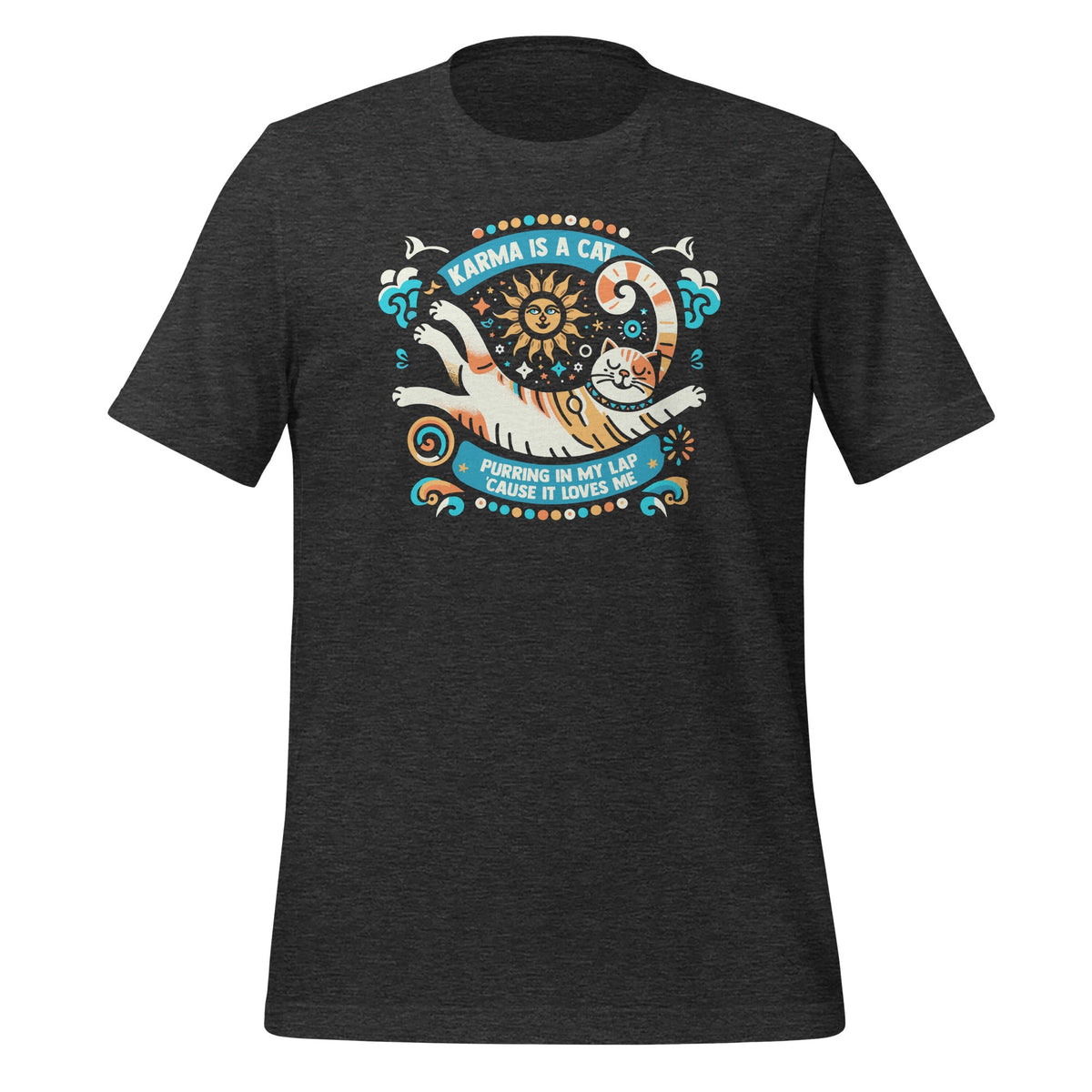 Karma Is Cat Purring In My Lap Cause It Loves Me Funny product image 5