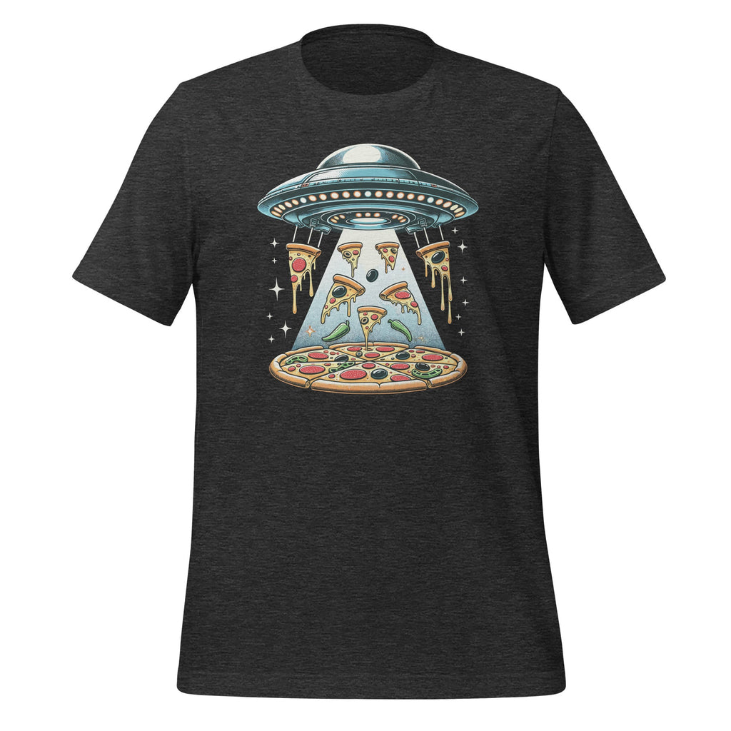 UFO Alien Eating Pizza Abduction Funny Food Lovers Unisex product image 5