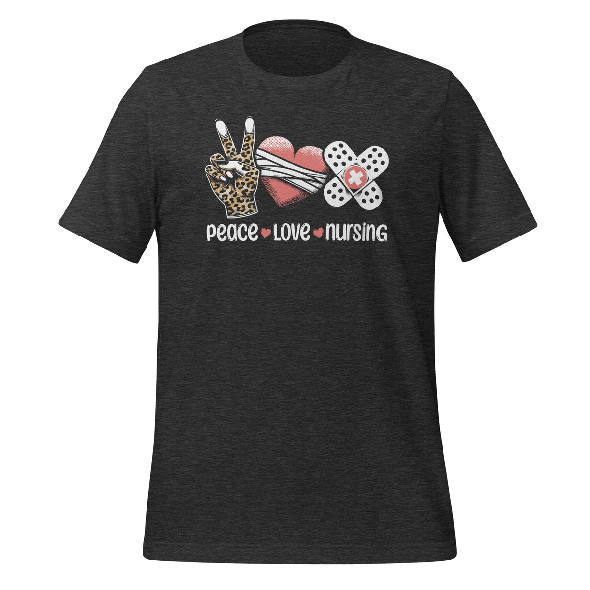 Peace Love Nursing Leopard Cute Nurse CNA Life Unisex product image 5