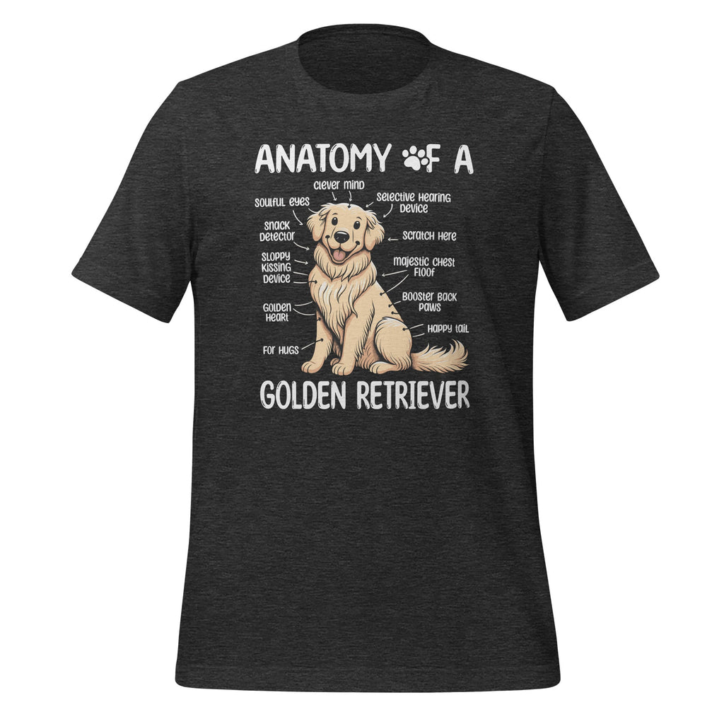 Anatomy Of A Golden Retriever Funny Dog Lover Puppy Unisex product image 5