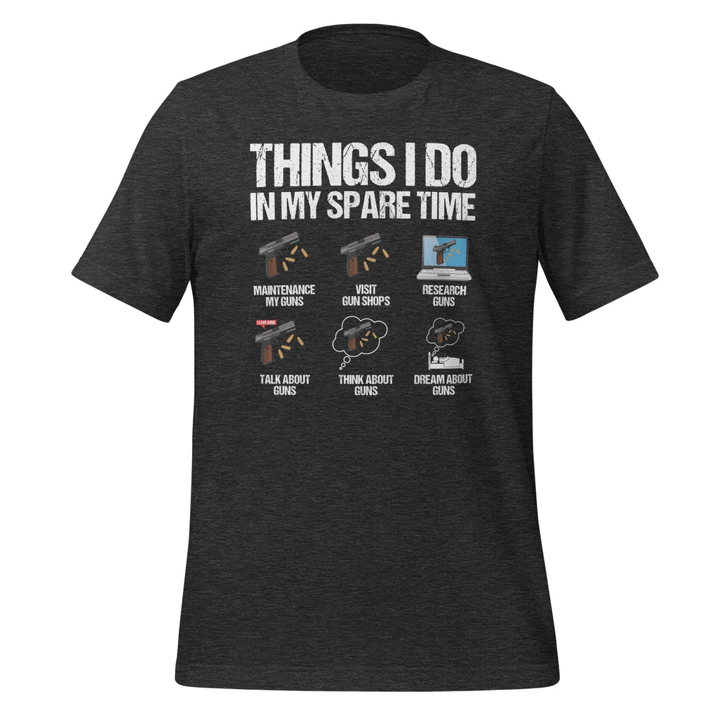 Things I Do In My Spare Time Funny Gun Lover Enthusiast product image 4