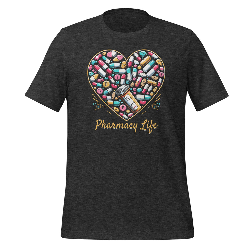 Pharmacy Life Pill Pharmacist Heart Valentines Day Unisex product image 5