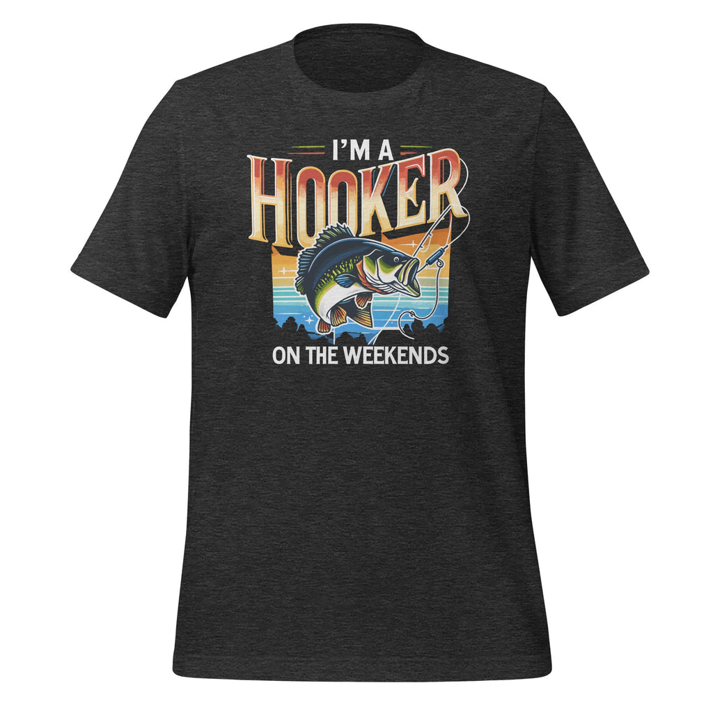 I'm A Hooker On Weekends Funny Bass Fishing Fish Unisex product image 4