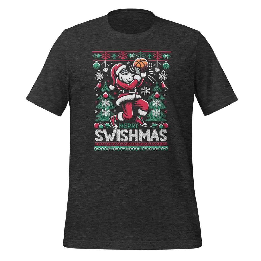 Merry Swishmas Christmas Santa Playing Basketball Funny product image 4