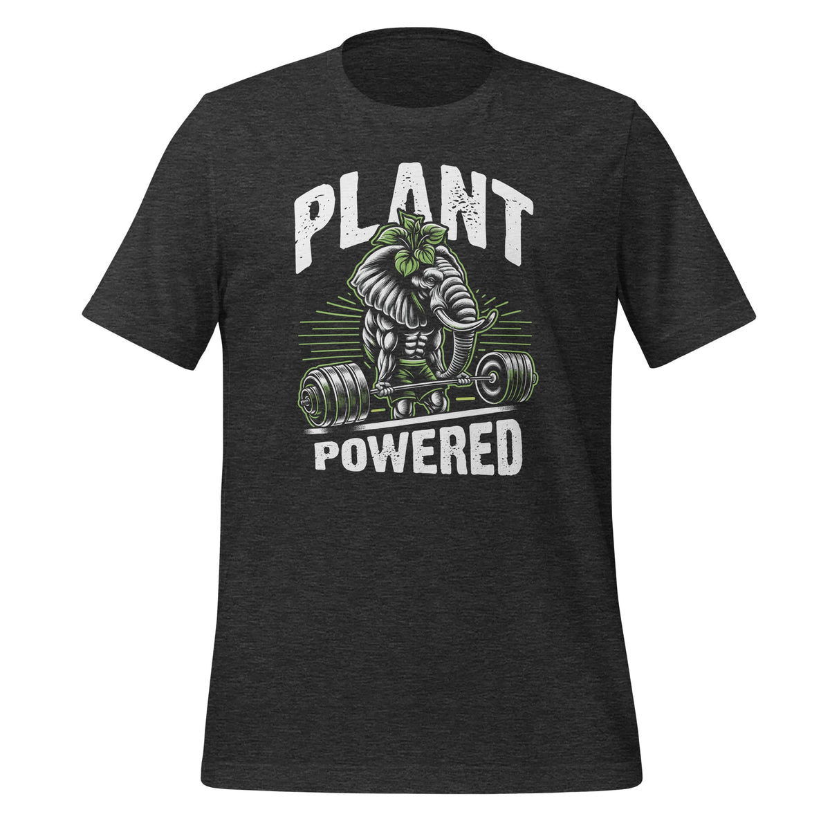 Plant Powered Vegan Elephant Funny Veganism Living Unisex product image 4