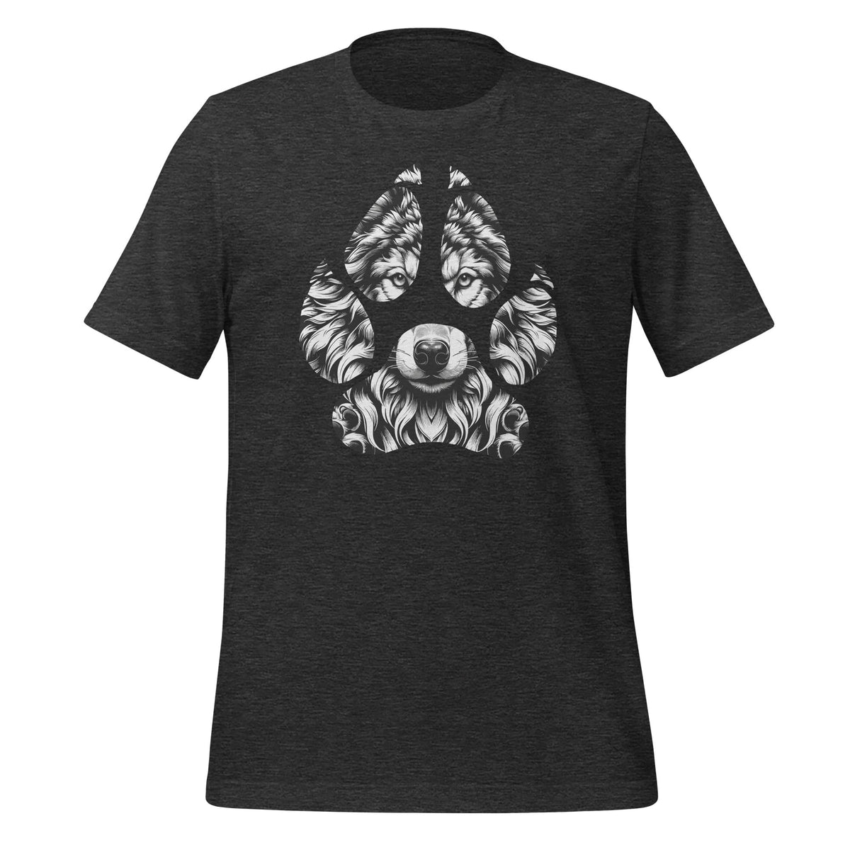 Wolf Animal Face Footprints Wildlife Creature Lovers Unisex product image 4