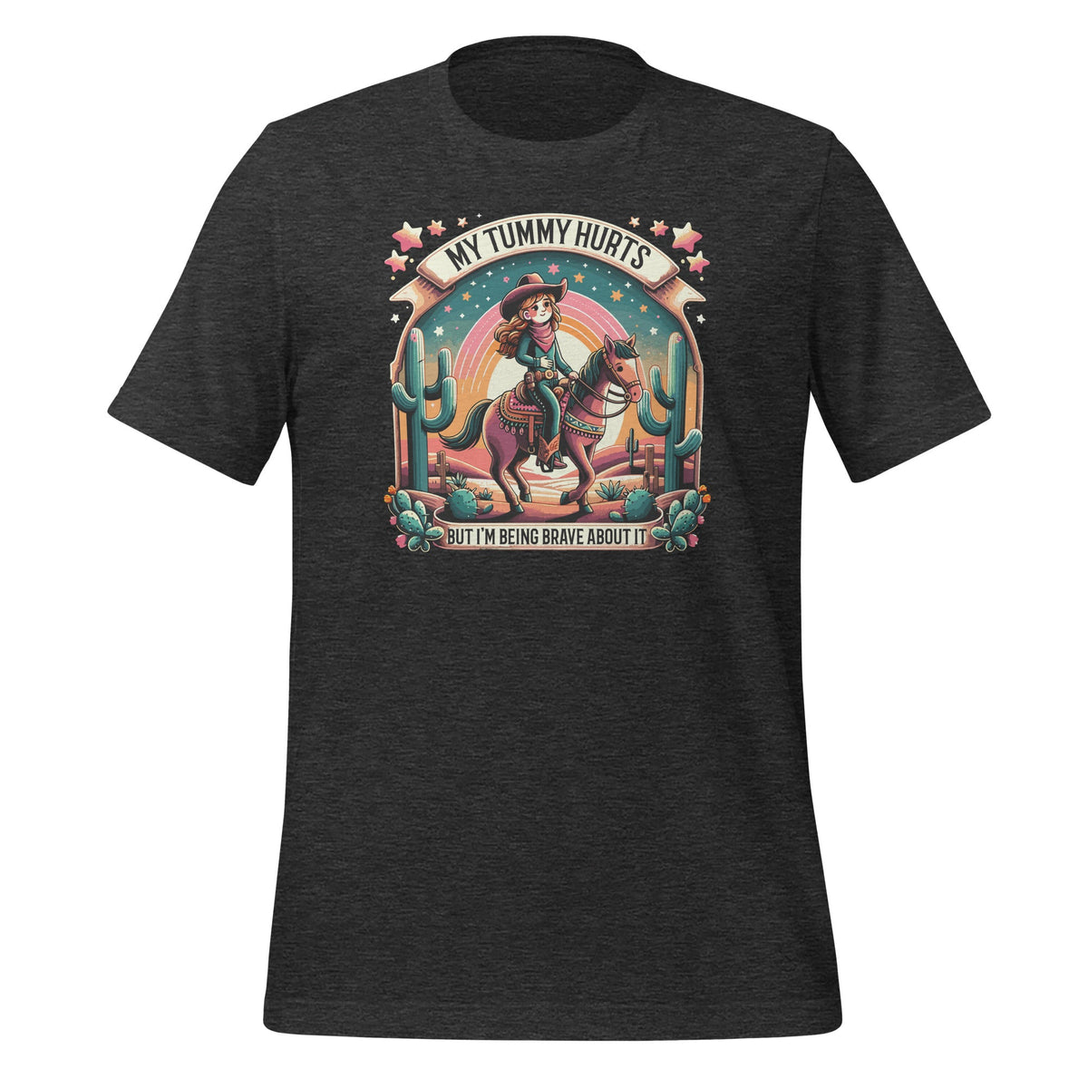 My Tummy Hurts But I'm Being Brave About It Western Cowgirl product image 4
