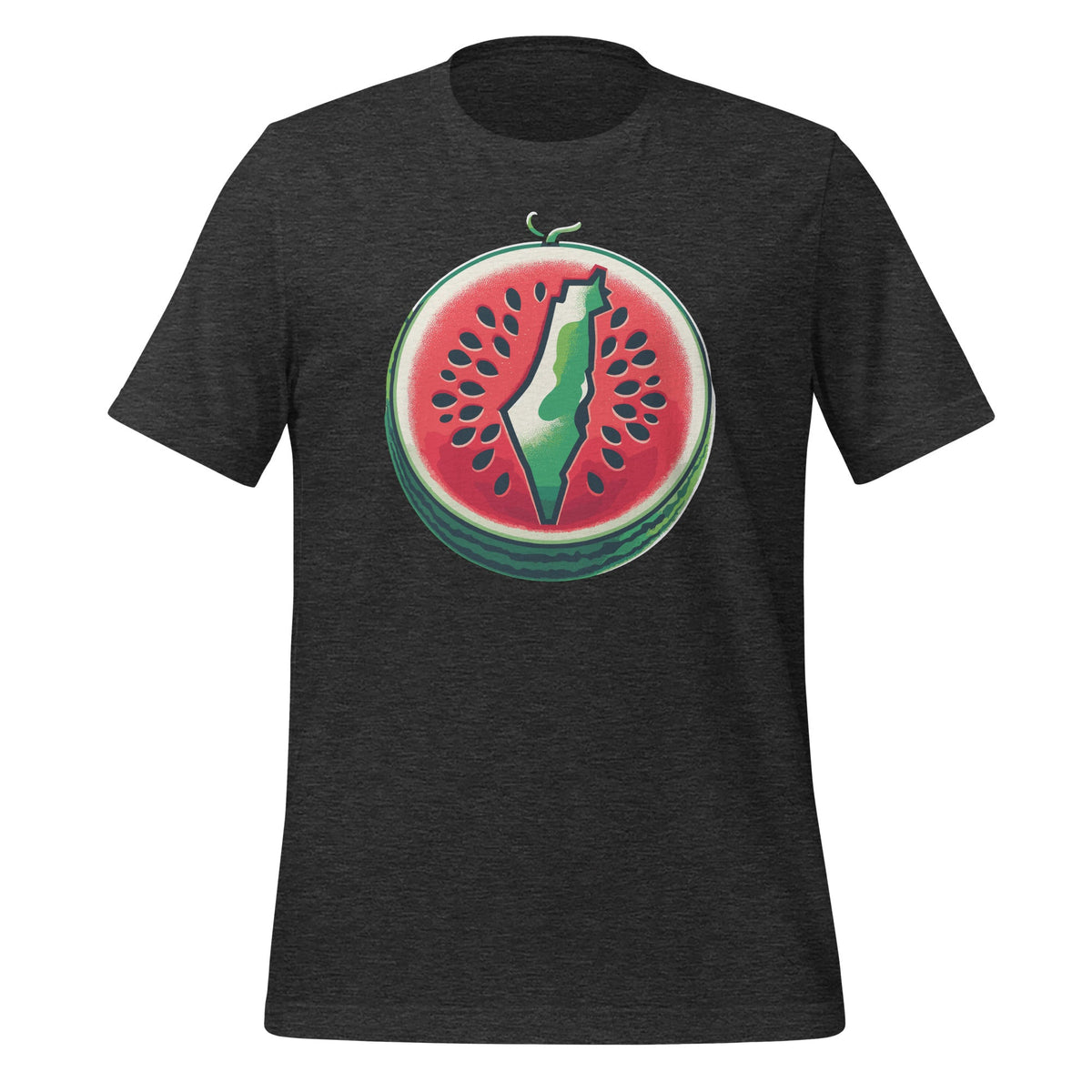 Palestine Map Watermelon Arabic Patriotic Unisex T-Shirt product image 4