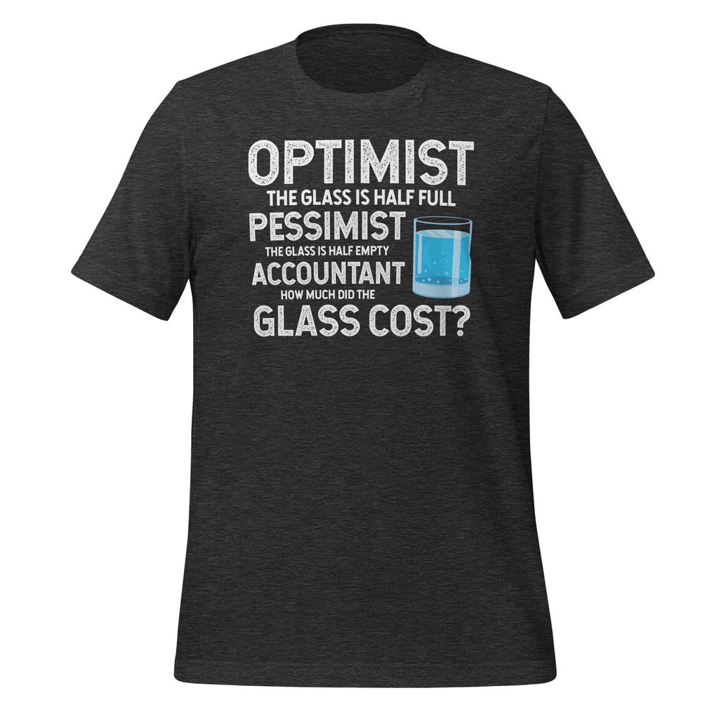 Optimist Pessimist Accountant Glass Funny Accounting Unisex product image 4