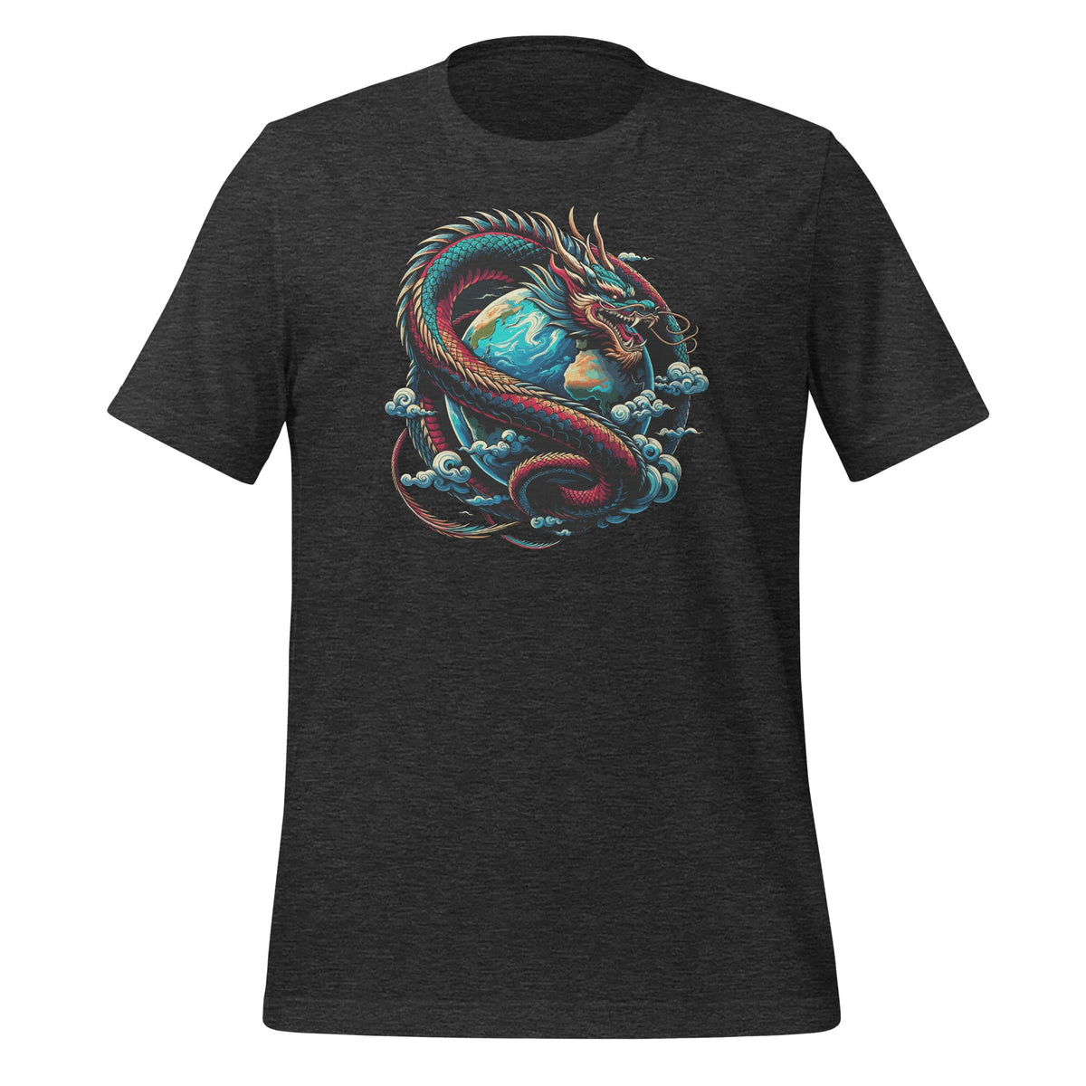 Dragon Wrapped Around Earth Year of Lunar New Unisex T-Shirt product image 4