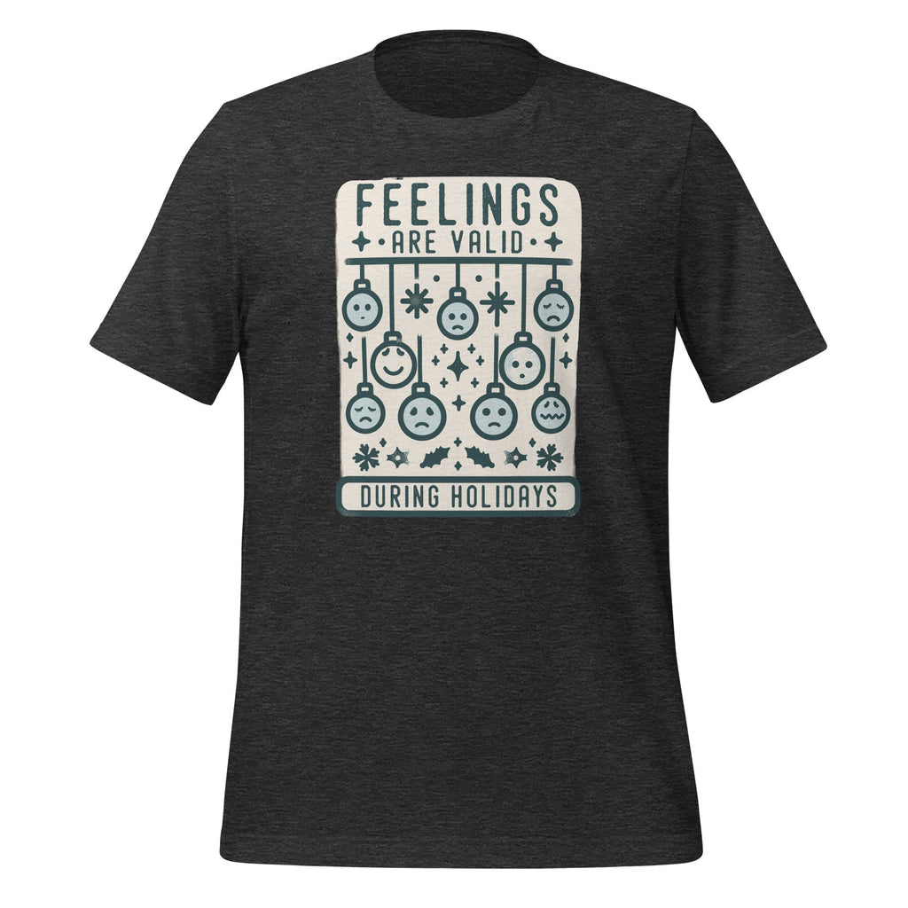 Feelings Are Valid During Holidays Mental Health Christmas product image 4