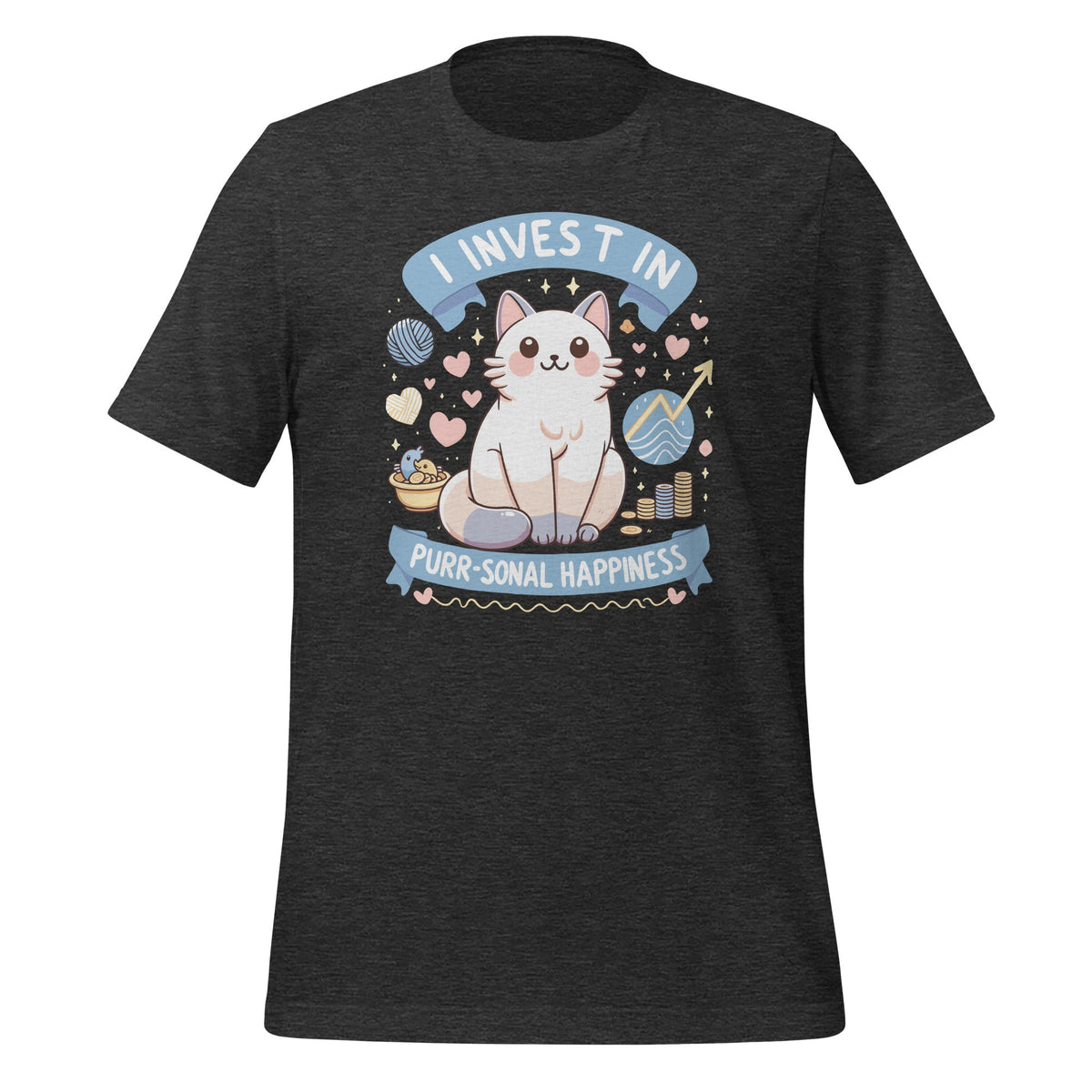I Invest In Purr-sonal Happiness Cat Kitten Lovers Fans product image 4
