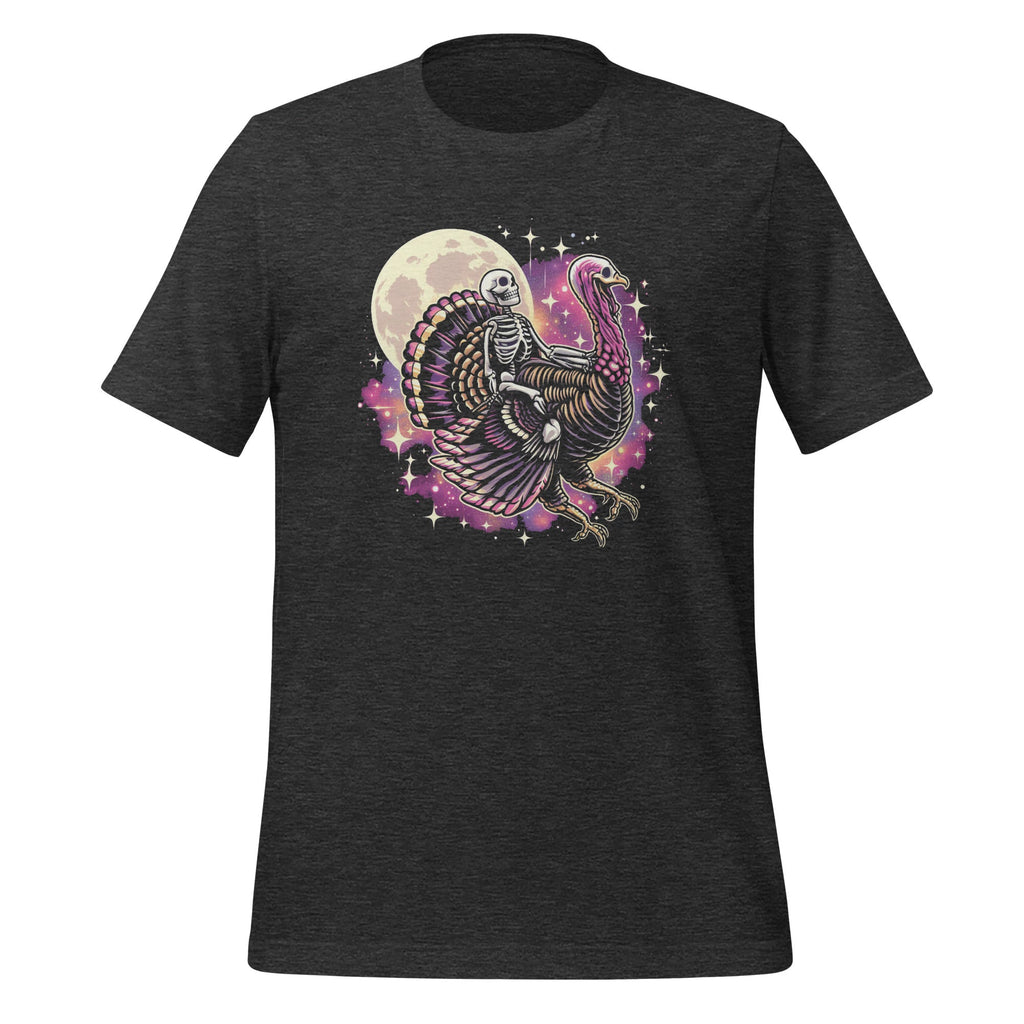 Skeleton Riding Turkey Thanksgiving Day Funny Fall Season product image 4