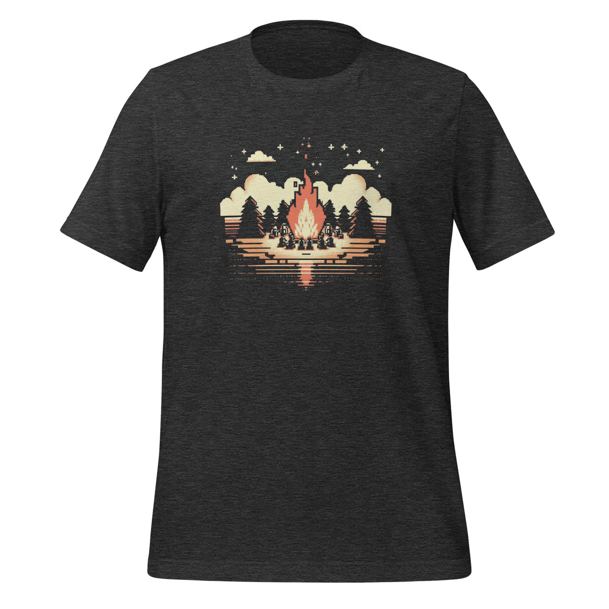 Campfire Pixelated Roasting Marshmallows Pixel Graphics product image 4