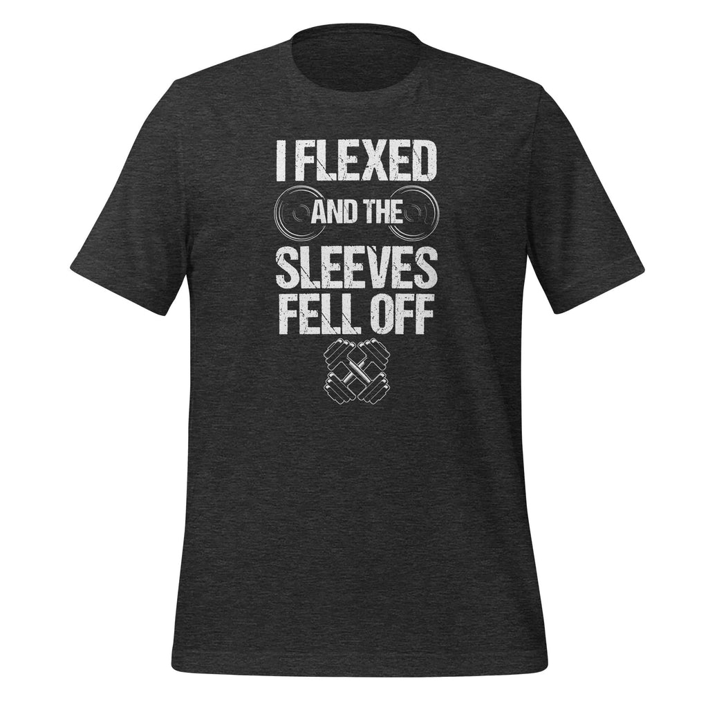 I Flexed And My Sleeves Fell Off Funny Workout Gym Unisex product image 4