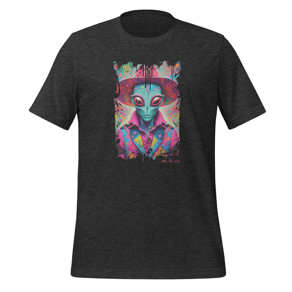 Alien Pink Cowboy Hat Paint Drip Cowgirl Unisex T-Shirt