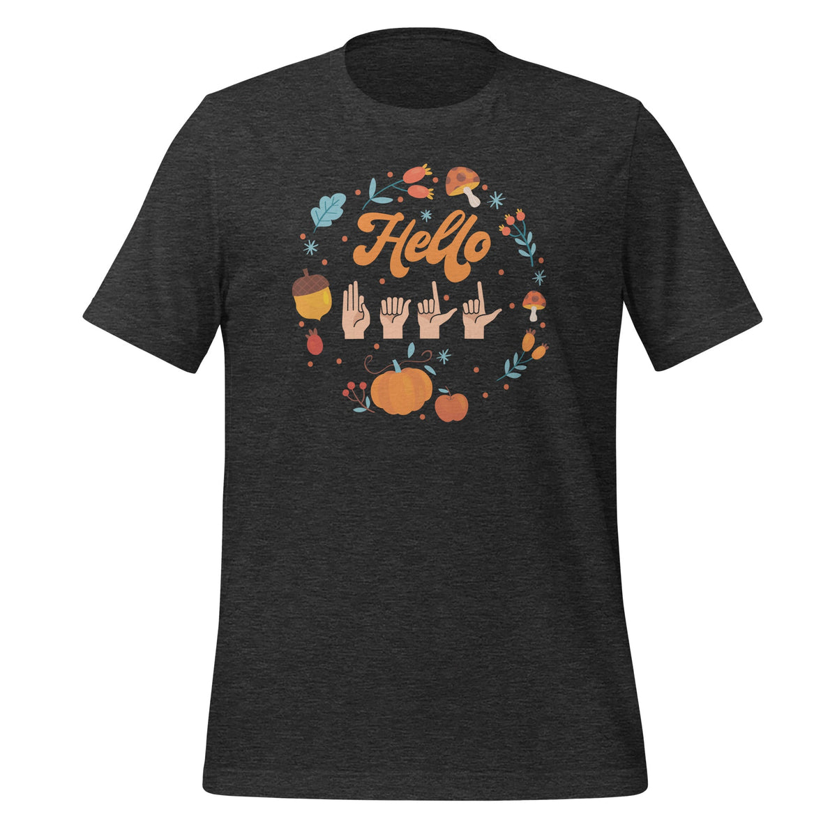 ASL American Sign Language Hello Fall Autumn Season Design product image 4